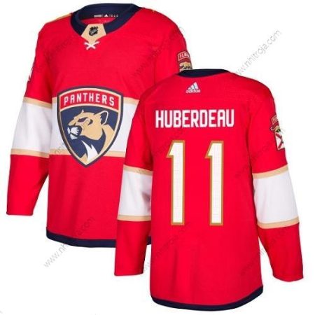 Adidas Herrar Florida Panthers #11 Jonathan Huberdeau Röd Autentisk Stitched NHL Hemma Tröjor