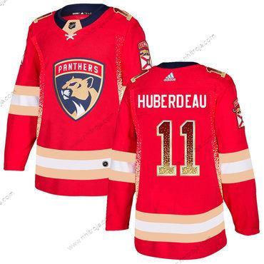 Adidas Herrar Florida Panthers #11 Jonathan Huberdeau Röd Tröjor