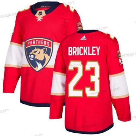 Adidas Herrar Florida Panthers #23 Connor Brickley Röd Autentisk Stitched NHL Hemma Tröjor