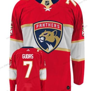 Adidas Herrar Florida Panthers #7 Radko Gudas Röd Autentisk NHL Hockey Hemma Tröjor