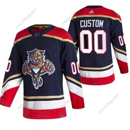 Adidas Herrar Florida Panthers Skräddarsydda Svart 2020-21 Alternativ Autentisk Player NHL Tröjor