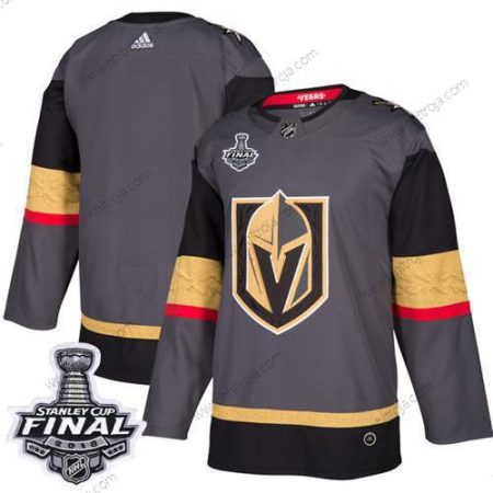 Adidas Herrar Golden Knights Blank Grå Autentisk 2018 Stanley Cup Final Stitched NHL Hemma Tröjor