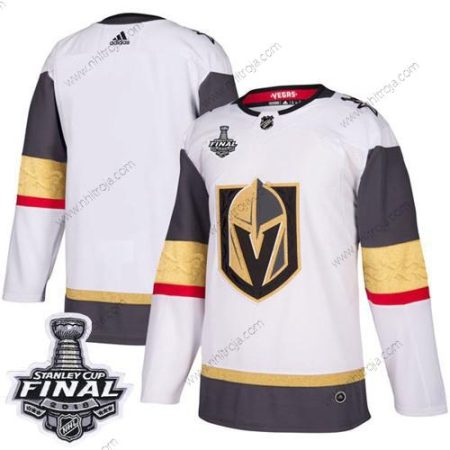 Adidas Herrar Golden Knights Blank Vit Road Autentisk 2018 Stanley Cup Final Stitched NHL Tröjor