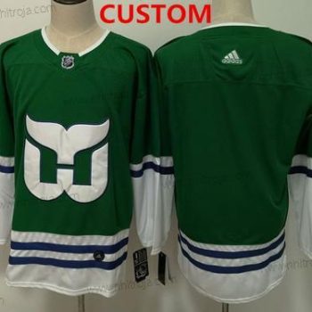 Adidas Herrar Hartford Whalers Skräddarsydda Grön Tröjor