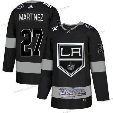 Adidas Herrar La Los Angeles Kings With Dodgers 27 Alec Martinez Svart Tröjor