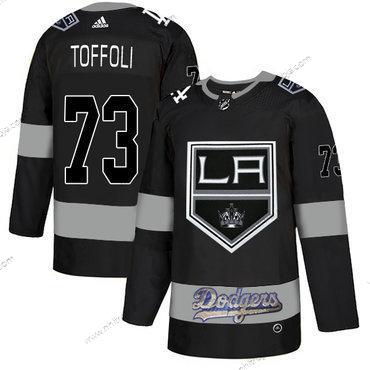 Adidas Herrar La Los Angeles Kings With Dodgers 73 Tyler Toffoli Svart Tröjor