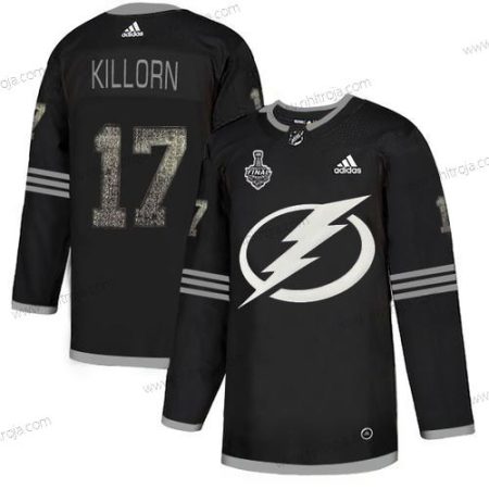 Adidas Herrar Lightning #17 Alex Killorn Svart Autentisk Klassisk 2020 Stanley Cup Final Stitched NHL Tröjor