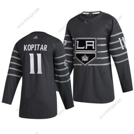 Adidas Herrar Los Angeles Kings #11 Anze Kopitar Grå 2020 NHL All-Star Game Tröjor