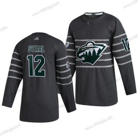 Adidas Herrar Minnesota Wild #12 Eric Staal Grå 2020 NHL All-Star Game Tröjor