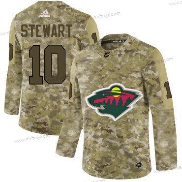 Adidas Herrar Minnesota Wild Skräddarsydda Camo Tröjor