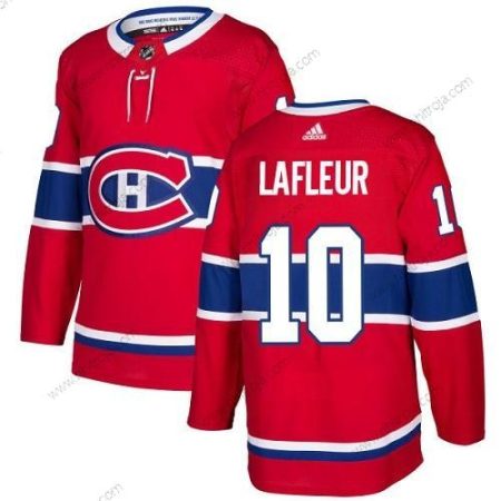 Adidas Herrar Montreal Canadiens #10 Guy Lafleur Röd Autentisk Stitched NHL Hemma Tröjor