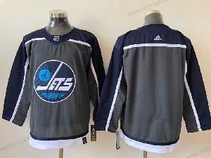 Adidas Herrar NHL Winnipeg Jets Blank Svart 2021 Omvänd Retro Alternativ Tröjor