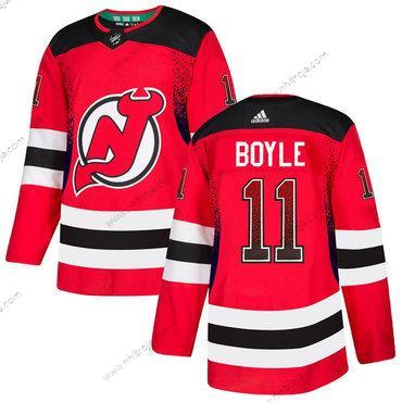 Adidas Herrar New Jersey Devils #11 Brian Boyle Röd Tröjor