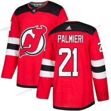 Adidas Herrar New Jersey Devils #21 Kyle Palmieri Röd Autentisk Stitched NHL Hemma Tröjor