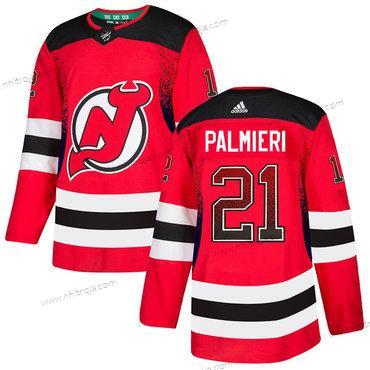 Adidas Herrar New Jersey Devils #21 Kyle Palmieri Röd Tröjor