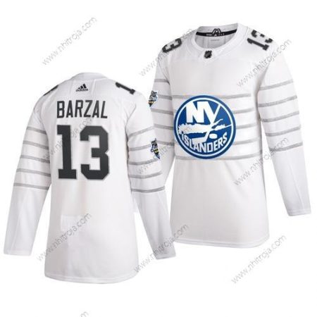 Adidas Herrar New York Islanders #13 Mathew Barzal Vit 2020 NHL All-Star Game Tröjor