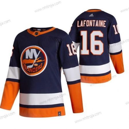 Adidas Herrar New York Islanders #16 Andrew Ladd Marin Blå 2020-21 Omvänd Retro Alternativ NHL Tröjor