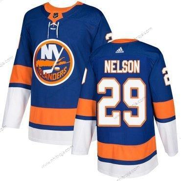 Adidas Herrar New York Islanders #29 Brock Nelson Royal Blå Autentisk Stitched NHL Hemma Tröjor