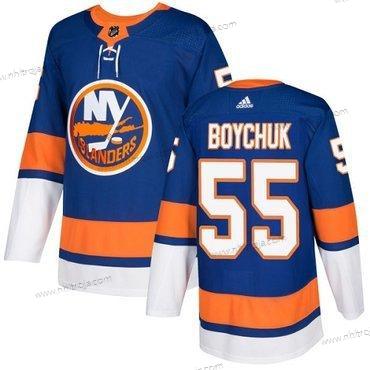 Adidas Herrar New York Islanders #55 Johnny Boychuk Royal Blå Autentisk Stitched NHL Hemma Tröjor