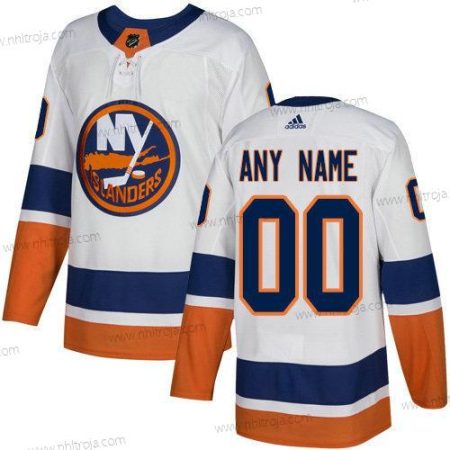 Adidas Herrar New York Islanders Skräddarsydda NHL Autentisk Vit Tröjor