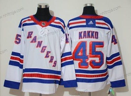 Adidas Herrar New York Rangers 45 Kaapo Kakko Vit Tröjor