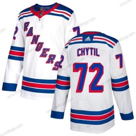 Adidas Herrar New York Rangers #72 Filip Chytil Vit Stitched Tröjor