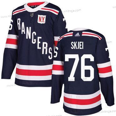 Adidas Herrar New York Rangers #76 Brady Skjei Marin Blå Autentisk 2018 Vinter Klassisk Stitched NHL Tröjor