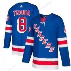 Adidas Herrar New York Rangers #8 Jacob Trouba Blå Stitched NHL Hemma Tröjor