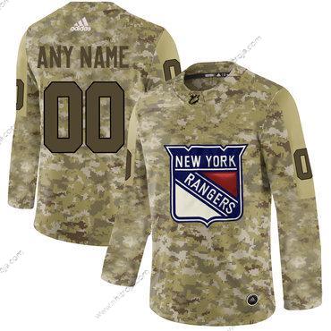 Adidas Herrar New York Rangers Skräddarsydda Camo Tröjor