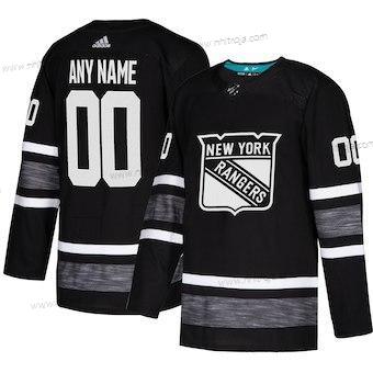 Adidas Herrar New York Rangers Skräddarsydda Svart 2019 NHL All-Star Game Parley Autentisk Tröjor