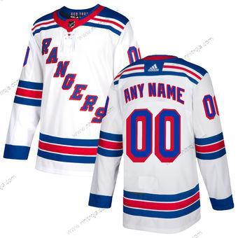 Adidas Herrar New York Rangers Skräddarsydda Vit Autentisk Tröjor