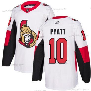 Adidas Herrar Ottawa Senators #10 Tom Pyatt Autentisk Vit NHL Borta Tröjor