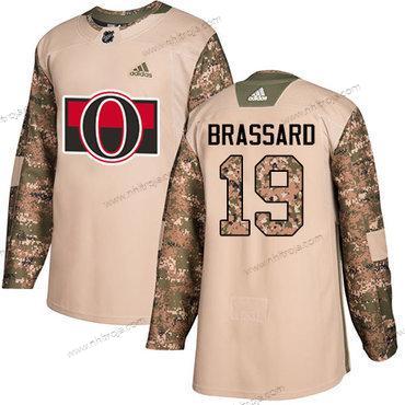 Adidas Herrar Ottawa Senators #19 Derick Brassard Camo Autentisk 2017 Veterans Day Stitched NHL Tröjor