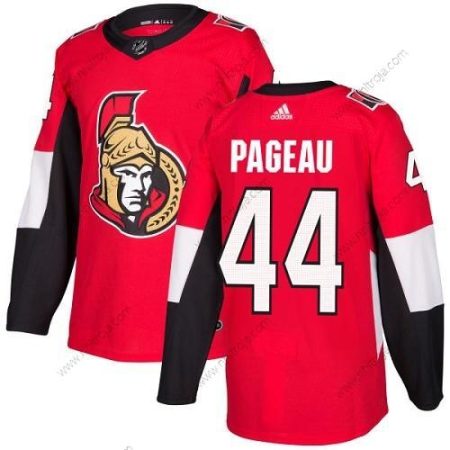 Adidas Herrar Ottawa Senators #44 Jean-Gabriel Pageau Röd Autentisk Stitched NHL Hemma Tröjor