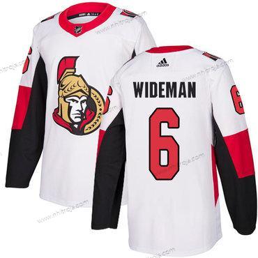 Adidas Herrar Ottawa Senators #6 Chris Wideman Autentisk Vit NHL Borta Tröjor