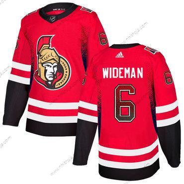 Adidas Herrar Ottawa Senators #6 Chris Wideman Röd Tröjor