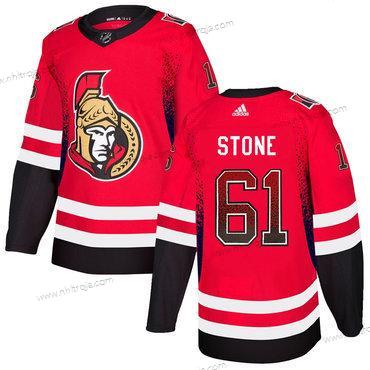 Adidas Herrar Ottawa Senators #61 Mark Stone Röd Tröjor