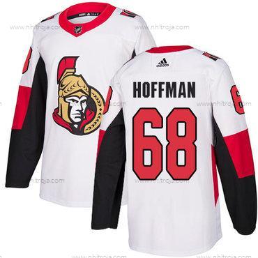 Adidas Herrar Ottawa Senators #68 Mike Hoffman Autentisk Vit NHL Borta Tröjor