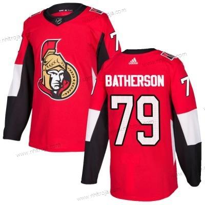 Adidas Herrar Ottawa Senators #79 Drake Batherson Autentisk Röd Hemma Tröjor