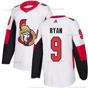 Adidas Herrar Ottawa Senators #9 Bobby Ryan Autentisk Vit NHL Borta Tröjor