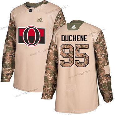 Adidas Herrar Ottawa Senators #95 Matt Duchene Camo Autentisk 2017 Veterans Day Stitched NHL Tröjor