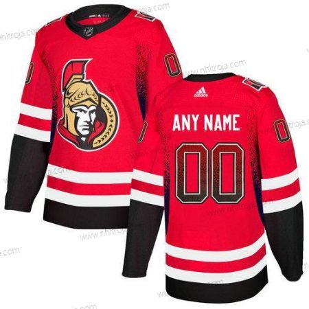 Adidas Herrar Ottawa Senators Skräddarsydda Röd Tröjor