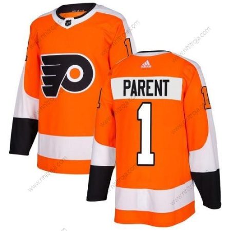 Adidas Herrar Philadelphia Flyers #1 Bernie Parent Orange Autentisk Stitched NHL Hemma Tröjor