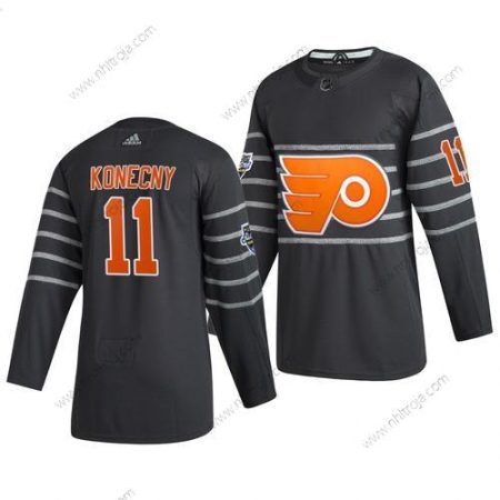 Adidas Herrar Philadelphia Flyers #11 Travis Konecny Grå 2020 NHL All-Star Game Tröjor