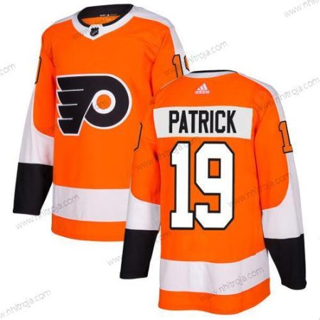 Adidas Herrar Philadelphia Flyers #19 Nolan Patrick Orange Autentisk Stitched NHL Hemma Tröjor