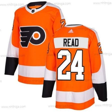 Adidas Herrar Philadelphia Flyers #24 Matt Read Orange Autentisk Stitched NHL Hemma Tröjor