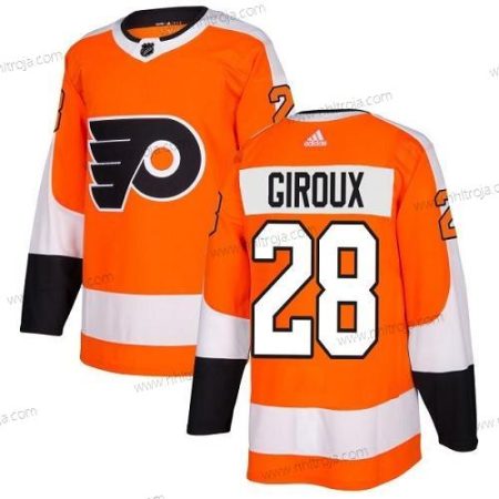 Adidas Herrar Philadelphia Flyers #28 Claude Giroux Orange Autentisk Stitched NHL Hemma Tröjor