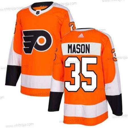 Adidas Herrar Philadelphia Flyers #35 Steve Mason Orange Autentisk Stitched NHL Hemma Tröjor