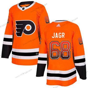 Adidas Herrar Philadelphia Flyers #68 Jaromir Jagr Orange Tröjor