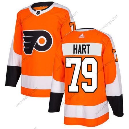 Adidas Herrar Philadelphia Flyers #79 Carter Hart Orange Autentisk Stitched NHL Hemma Tröjor